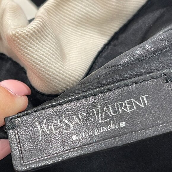 Yves Saint Laurent Canvas Bucket Bag (JB1292) - Picture 13 of 14